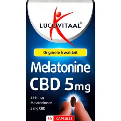 Lucovitaal Melatonine CBD 5 mg Capsules