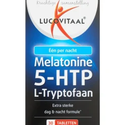 Outlet Lucovitaal Melatonine 5-HTP L-Tryptofaan Tabletten