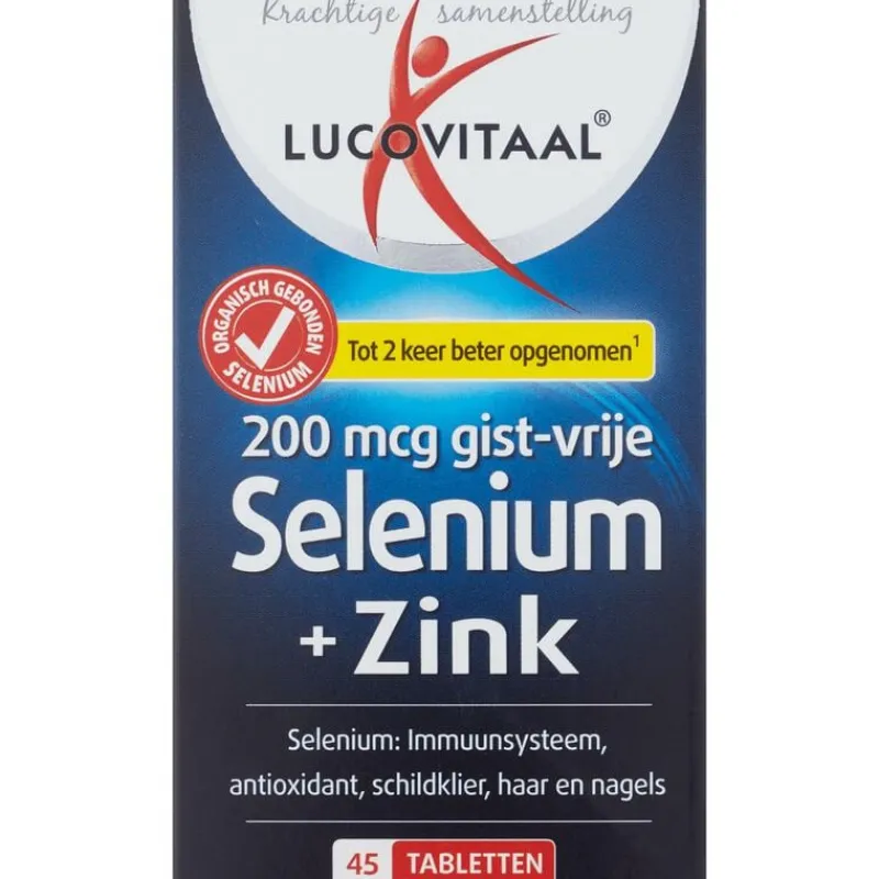 Discount Lucovitaal Selenium + Zink Tabletten 45 Stuks