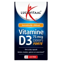 Best Lucovitaal Vitamine D3 75 mcg Capsules 80 stuks