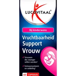 Clearance Lucovitaal Vruchtbaarheid Support Vrouw 60 softgels