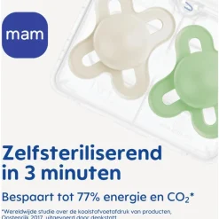 New MAM Original Fopspenen Start 0-2 maanden Plain Blue 2 stuks