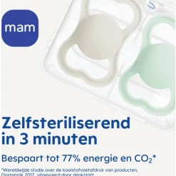 Online MAM Supreme Fopspenen 6-16 maanden Uni 2 stuks