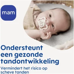 Discount MAM Supreme Fopspenen 0-6 maanden 2 stuks Pink