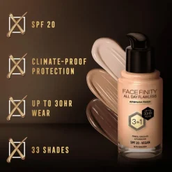 Online Max Factor Facefinity Foundation 30 ML Golden/N75