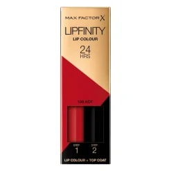 Best Max Factor Lipfinity Lip Colour Lipstick 120 Hot 120 - Hot