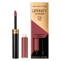 Best Max Factor Lipfinity Lip Colour Lipstick 350 Essential Brown