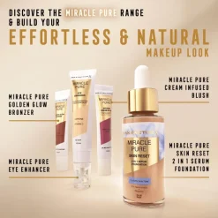 New Max Factor Miracle Pure Golden Glow Bronzer 15 ML 001 Light To Medium