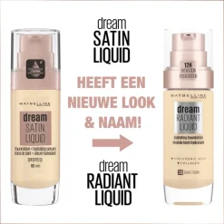 Clearance Maybelline - Dream Satin Liquid - 21 Nude - Foundation SPF13 021 Nude