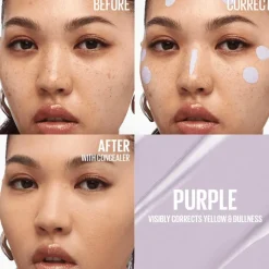 New Maybelline Instant Anti Age Eraser Concealer Color Corrector Paars