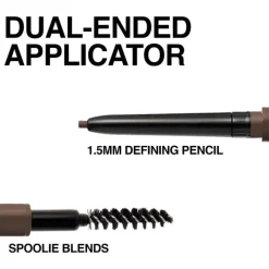 Clearance Maybelline New York Brow Ultra Slim Wenkbrauwpotlood 6 Black Brown 4,19 GR 06 - Black Brown