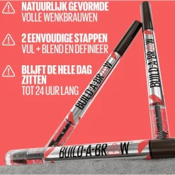 Outlet Maybelline New York BUILD A BROW Wenkbrauwpen/fixeerge 259 Ash Brown 259 - Ash Brown