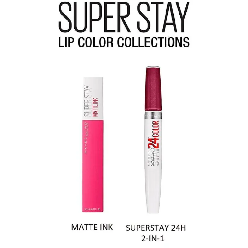 Clearance Maybelline New York Superstay Matte Ink Lippenstift 125 Inspirer