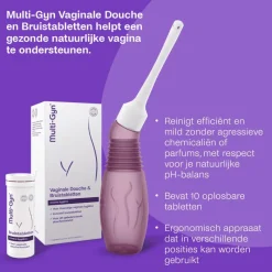 Hot Multigyn Multi-Gyn Vaginale Douche & 10 Bruistabletten