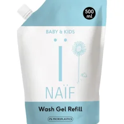 New Naïf Baby & Kids Reinigende Wasgel Navulverpakking 500 ML