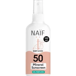 Sale Naïf Baby & Kids Zonnebrandspray Parfumvrij SPF50 100 ML