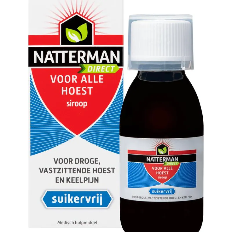 Best Natterman Direct Voor Alle Hoest Suikervrij Siroop 120ML