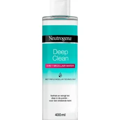 New Neutrogena Deep Clean 3-in-1 Micellair Water Alle Huidtypen 400 ML
