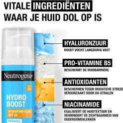 Neutrogena Hydro Boost Hydrating Fluid Dagcrème SPF50 Alle Huidtypen 50 ML