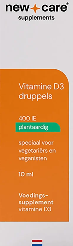Discount New Care Vitamine D3 Druppels 10mcg Plantaardig 10 ML