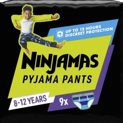 Best Ninjamas Pants Luierbroekjes Jongen Maat 8 8-12 Jaar 9 Stuks