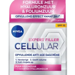 New NIVEA Cellular Expert Filler Dagcreme SPF 15 50 ML
