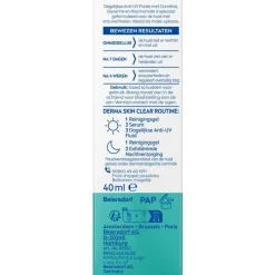 Clearance NIVEA Derma Skin Clear Daily Fluid Spf50+ 40ML