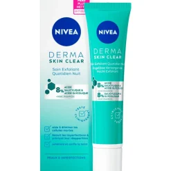 Clearance NIVEA Derma Skin Clear Night Exfoliant Onzuivere Huid 40 ML