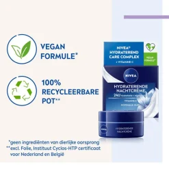 Outlet NIVEA Essentials 24u Hydraterende Nachtcrème Normale Huid 50 ML