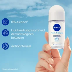 Hot NIVEA Fresh Natural Deodorant Roller 50 ML