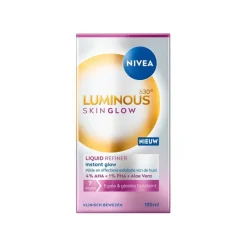 NIVEA Luminous Skin Glow Liquid Refiner Exfoliant Gezichtsreiniger 100ML