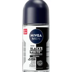 NIVEA MEN Black & White Invisible Original Deodorant Roller 50 ML
