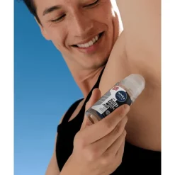 Clearance NIVEA MEN Black & White Ultimate Impact Deodorant Roller 50 ML