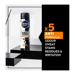 New NIVEA MEN Black & White Ultimate Impact Deodorant Spray 150 ML