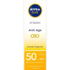 New NIVEA SUN Gezichtszonnecrème Anti-Age & Anti-Pigmentvlekken SPF50 50 ML