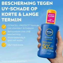 Clearance NIVEA SUN Zonnebrand Protect & Hydrate Zonnespray SPF50+ 200 ML