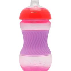 New Nûby Nuby Mini Easy Grip Drinkbeker Siliconen Huls Roze 4 Maanden 180 ML
