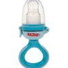 Hot Nuby Siliconen Nibbler - 6m+ - Blauw