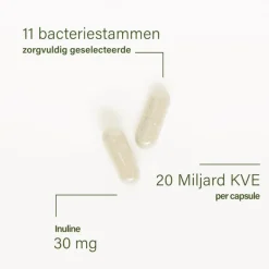 Online Nupure probaflor - Probiotica complex, hooggedoseerd met inulin, 30 capsules