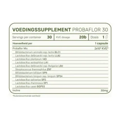 Online Nupure probaflor - Probiotica complex, hooggedoseerd met inulin, 30 capsules