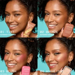 New NYX Professional Makeup Buttermelt Highlighter 0 5 Bright and Butta