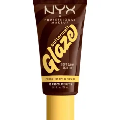 Online NYX Professional Makeup Buttermelt Glaze Skin Tint SPF 30 10 Chocolate Butta