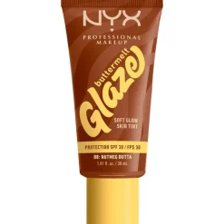 Best NYX Professional Makeup Buttermelt Glaze Skin Tint SPF 30 8 Nutmeg Butta