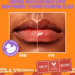 Outlet NYX Professional Makeup Duck Plump Lip Plumping Laquer Lipgloss 3 Nude Swings