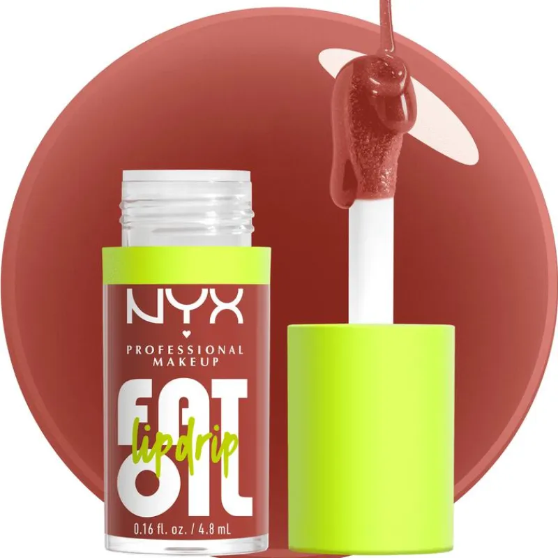 Hot NYX Professional Makeup Fat Oil Lip Drip SPLASH OF CREAM