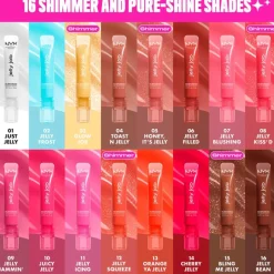 Hot NYX Professional Makeup Jelly Jop Lipgloss 09 Jelly Jammin Roze