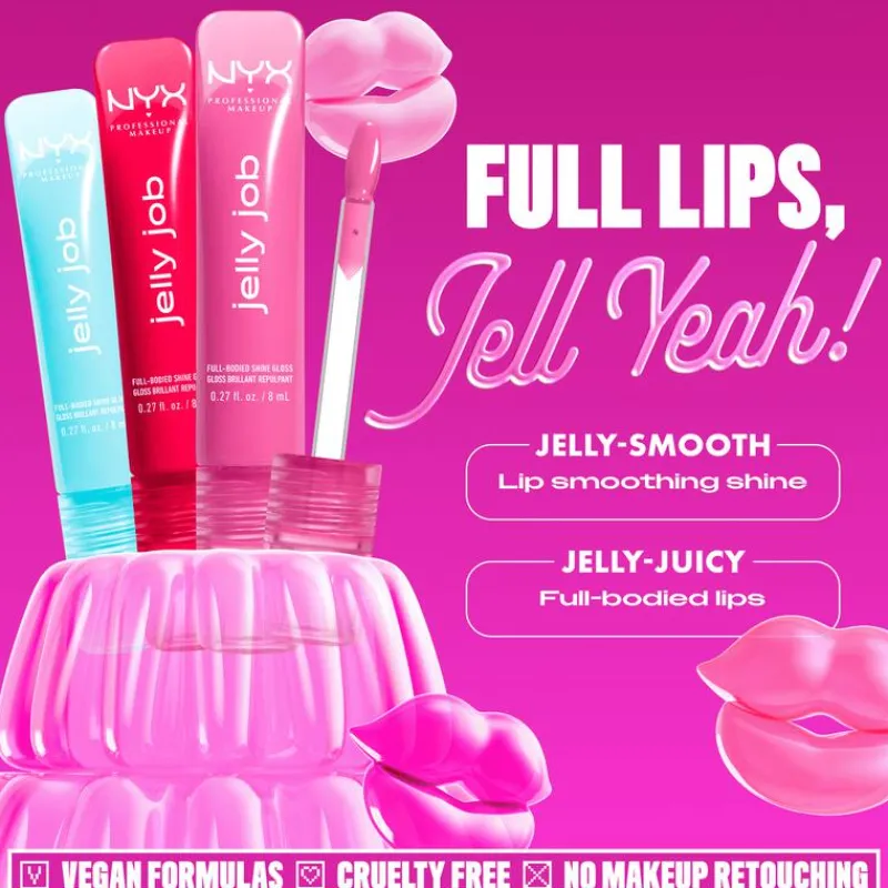 Hot NYX Professional Makeup Jelly Jop Lipgloss 09 Jelly Jammin Roze
