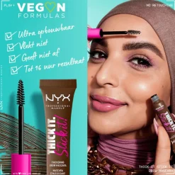 Best NYX Professional Makeup Thick It. Stick It! Wenkbrauwmascara 7 Espresso TISI07 Espresso