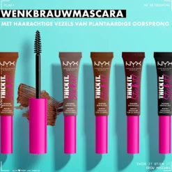 Online NYX Professional Makeup Thick It. Stick It! Wenkbrauwmascara 6 Brunette TISI06Brunette