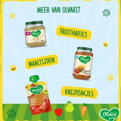 Hot Olvarit Wortel Kip Aardappel Babyhapje 8+ maanden 200 GR